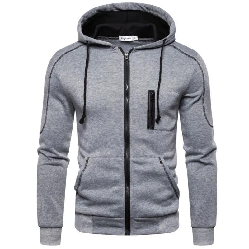 Men - Sports Hoodie - Stylish Drawstring Design - Comfortable Trendy Athletic Wear for Active Lifestyle