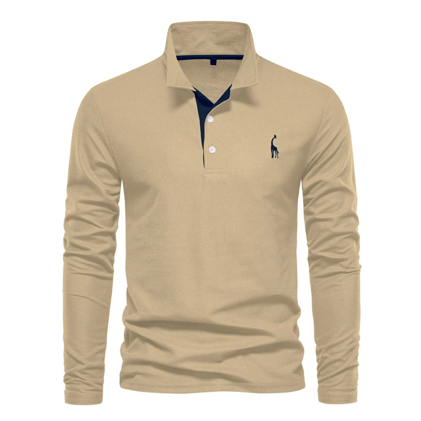 Long sleeve polo shirts for men