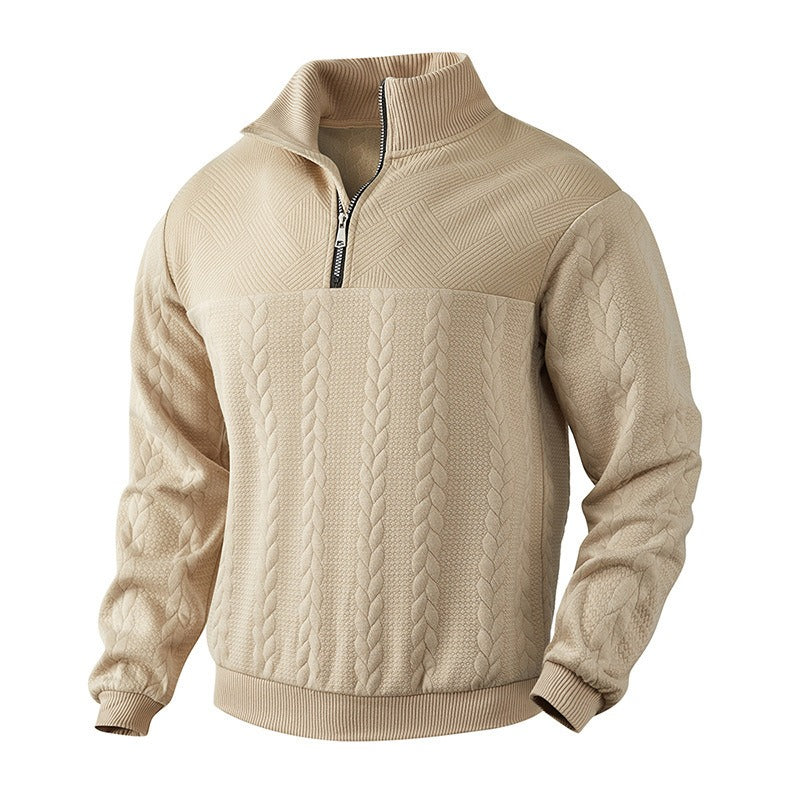 Men's Classic Winter Jumper - Warm Knit Sweater