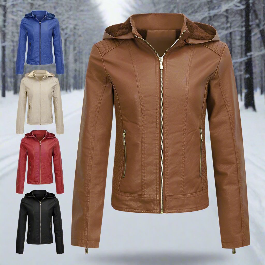 Women - Winter Jacket - Stylish with Hood - Warm and Fashionable Outerwear for Cold Weather