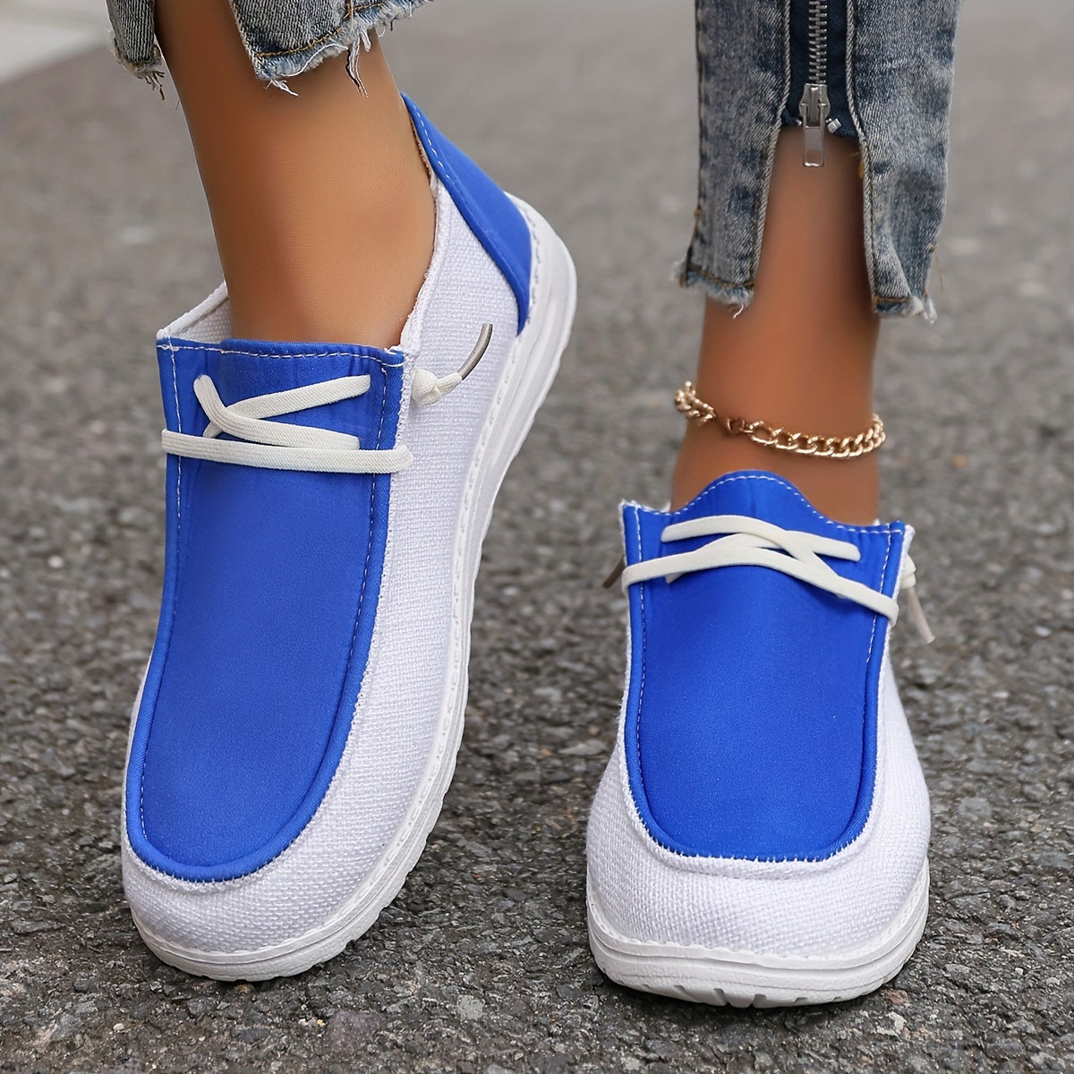 Women's - Summer Loafers - Lightweight Slip-Ons with Eva Sole - Comfortable Footwear for Everyday Style