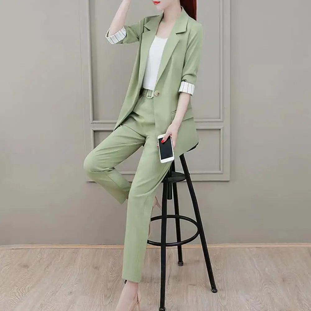 3 pieces/set blazer suit