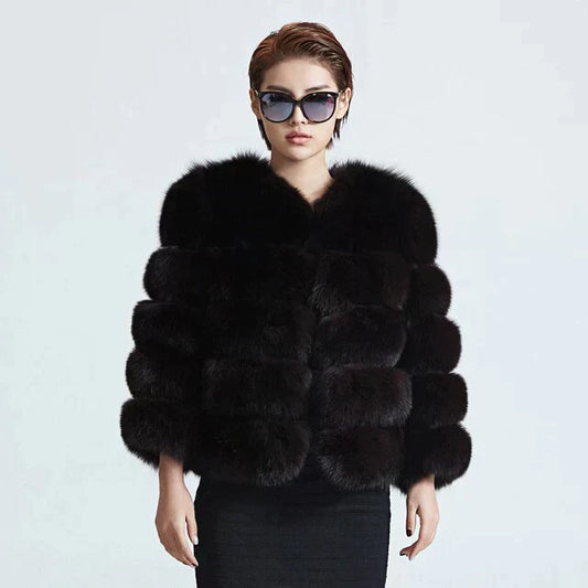 Elegant fur coat