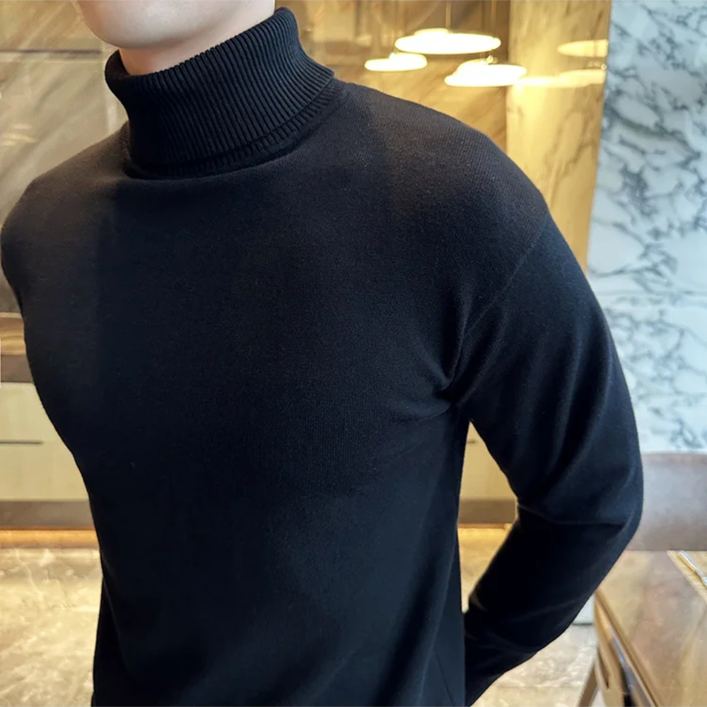 Comfortable fit Turtleneck jumper men