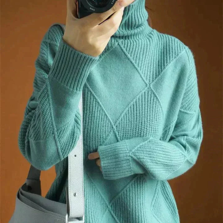 Stylish turtleneck jumper