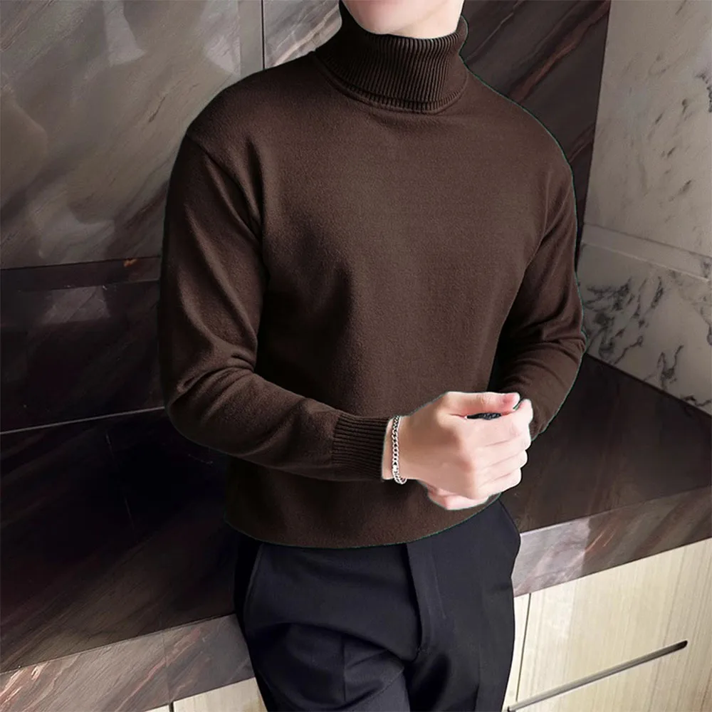 Comfortable fit Turtleneck jumper men