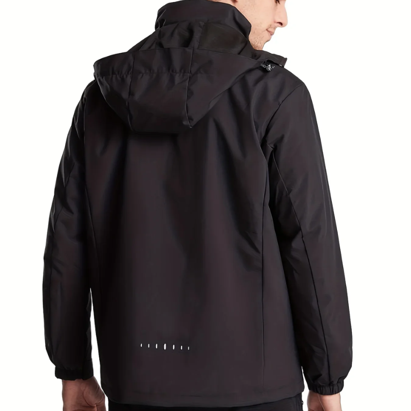 Men's mackintosh Breathable Waterproof with detachable hood