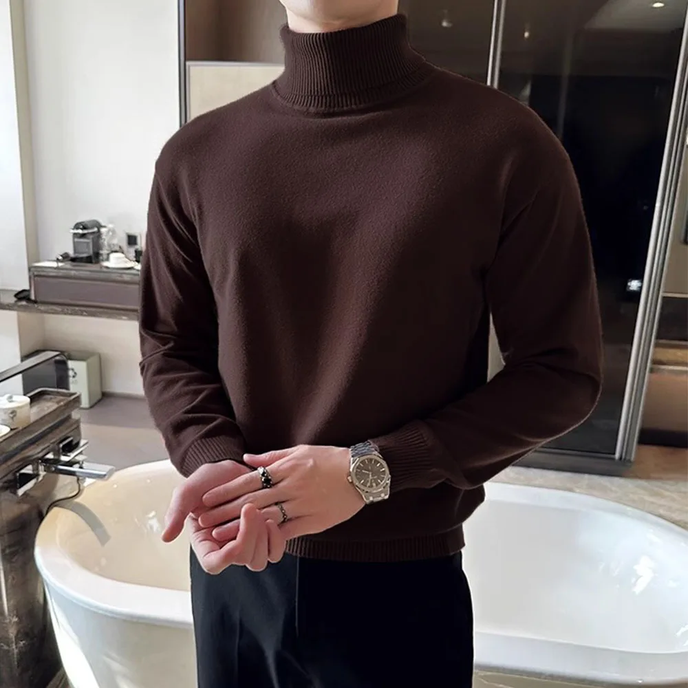 Comfortable fit Turtleneck jumper men