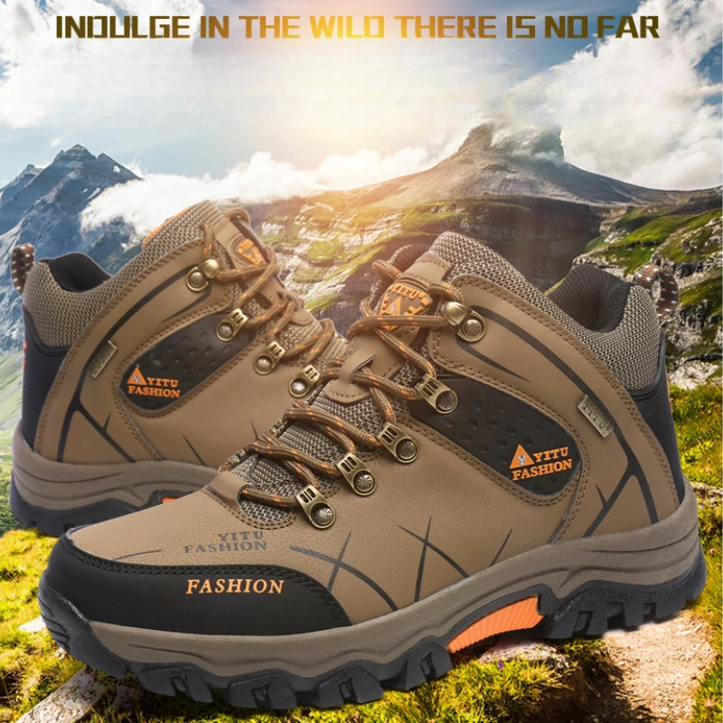 Shoes Men Waterproof Non-slip Outdoor Trekking