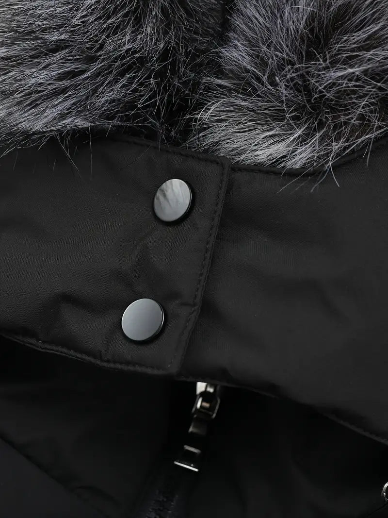 Comfortable and warm hooded jacket