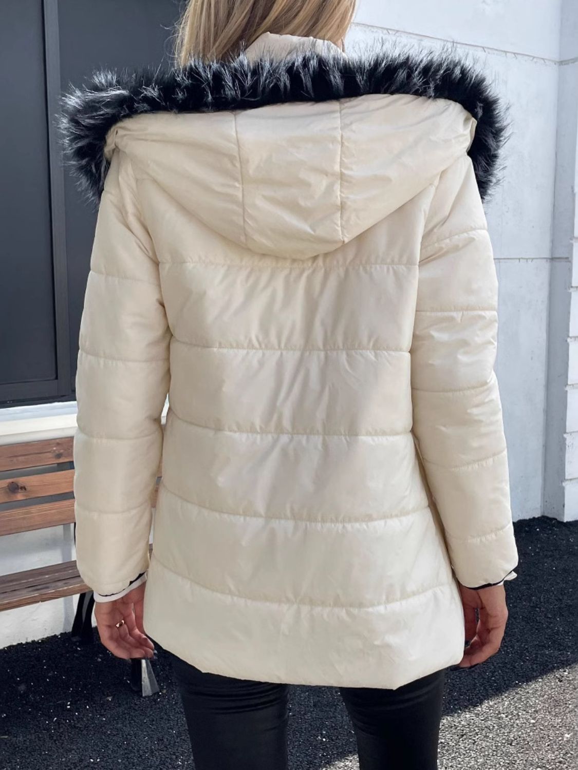 Women - Winter Coat - Warm Hooded Design - Stylish Ladies Outerwear for Cold Weather