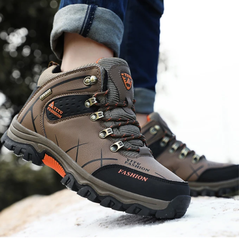 Shoes Men Waterproof Non-slip Outdoor Trekking