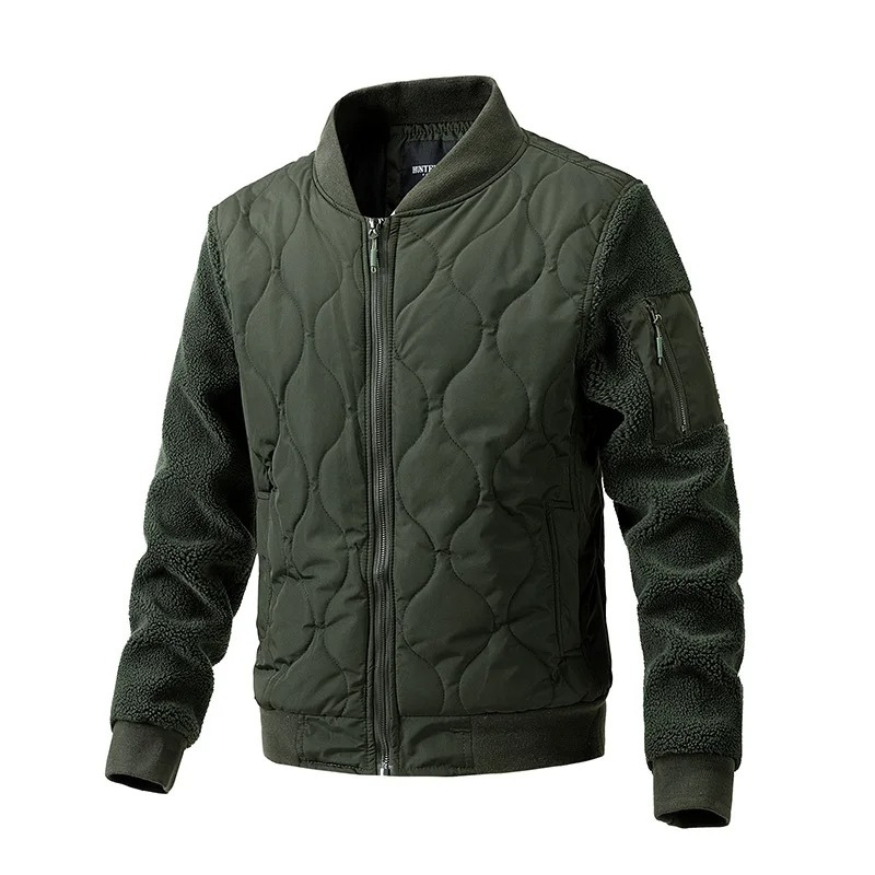 Men's quilted transitional jacket With zip