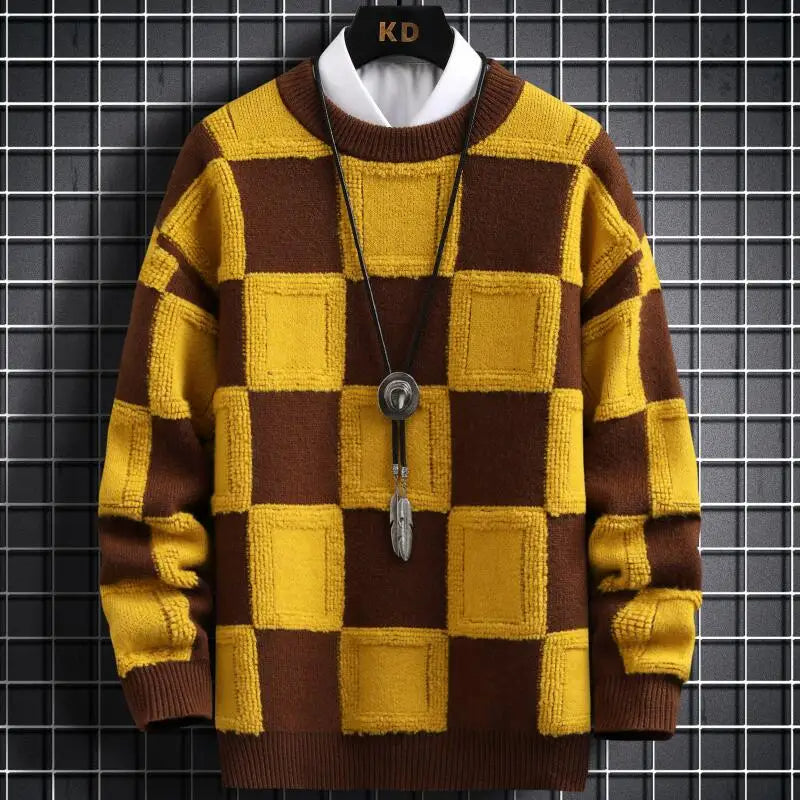 Luxury Plaid Sweater