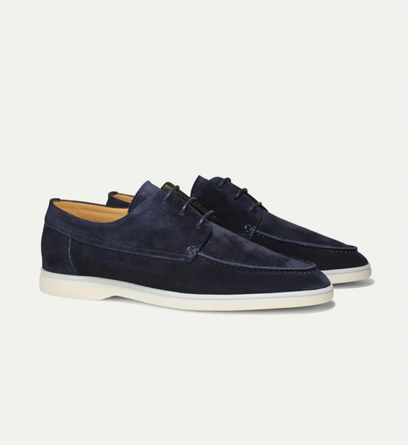 Men's elegant suede shoes