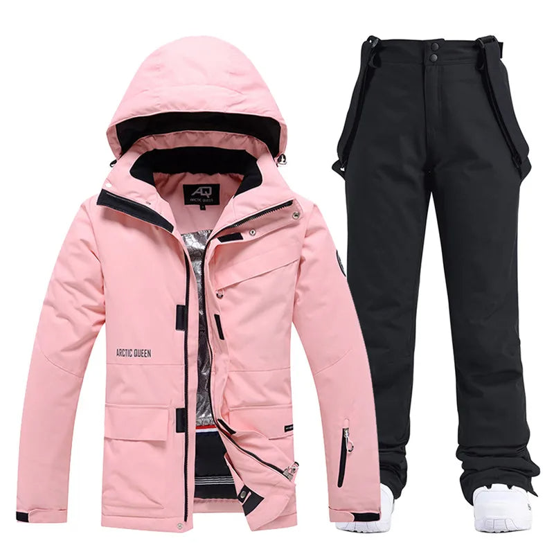 Women's - Ski Suit - Stylish & Functional - Waterproof Fabric for Comfort on the Piste