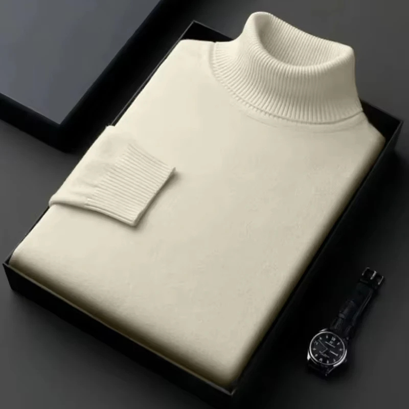 Soft turtleneck jumper in premium knitwear