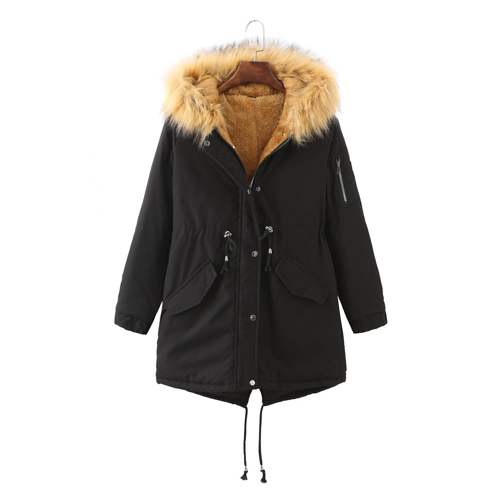 Women - Winter Jacket - Thick Fleece Cotton - Warm & Stylish Cold Weather Outerwear