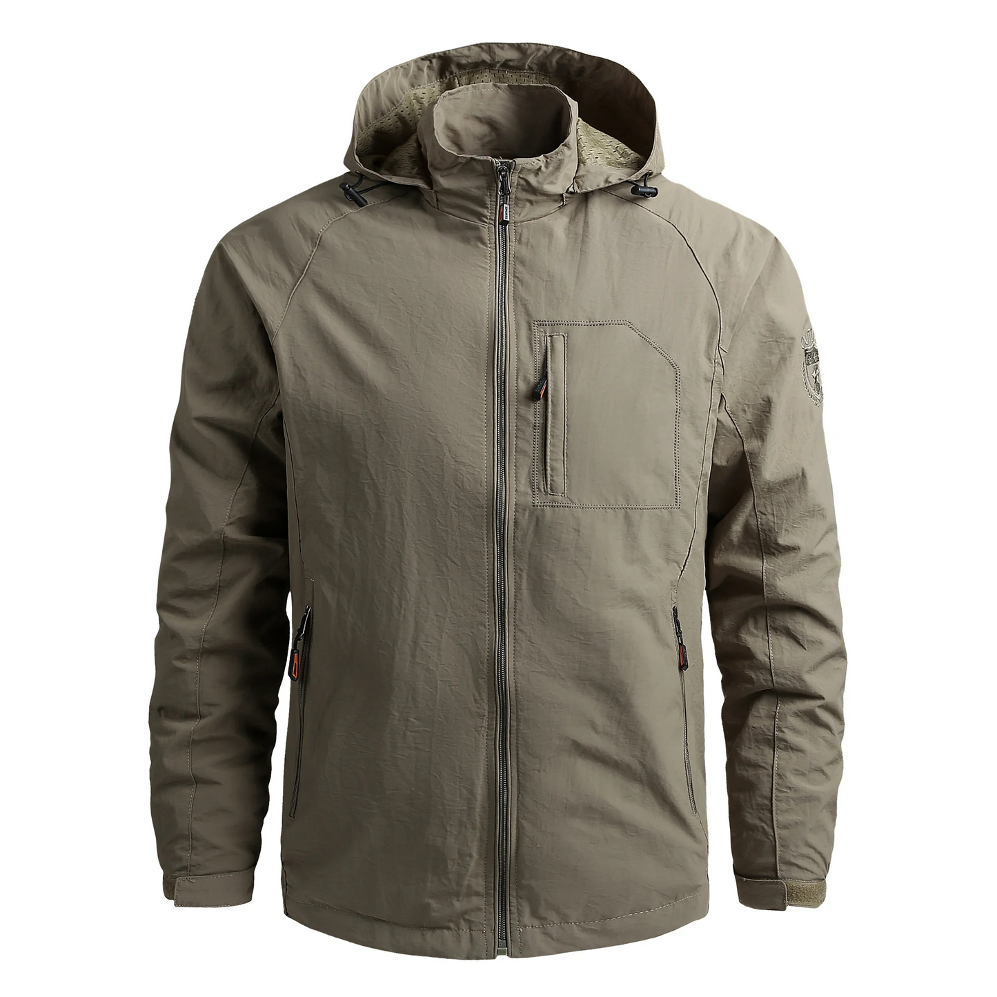 Men's mackintosh Lightweight waterproof with hood for trekking