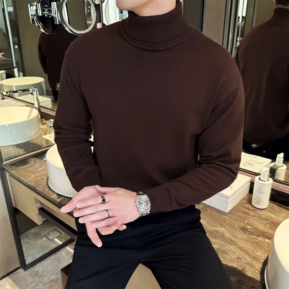 Comfortable fit Turtleneck jumper men