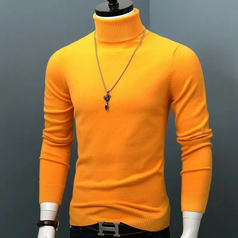 Tight-fitting knitted jumper slim fit