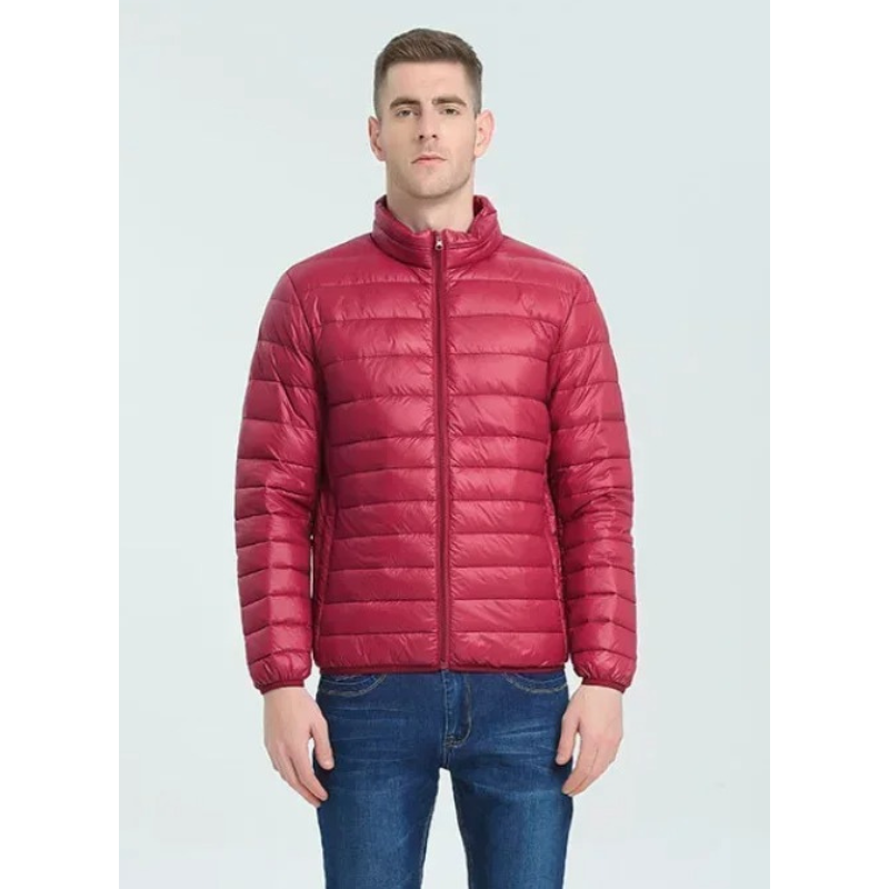 Men's quilted transition jacket lightweight, Insulated, With zip