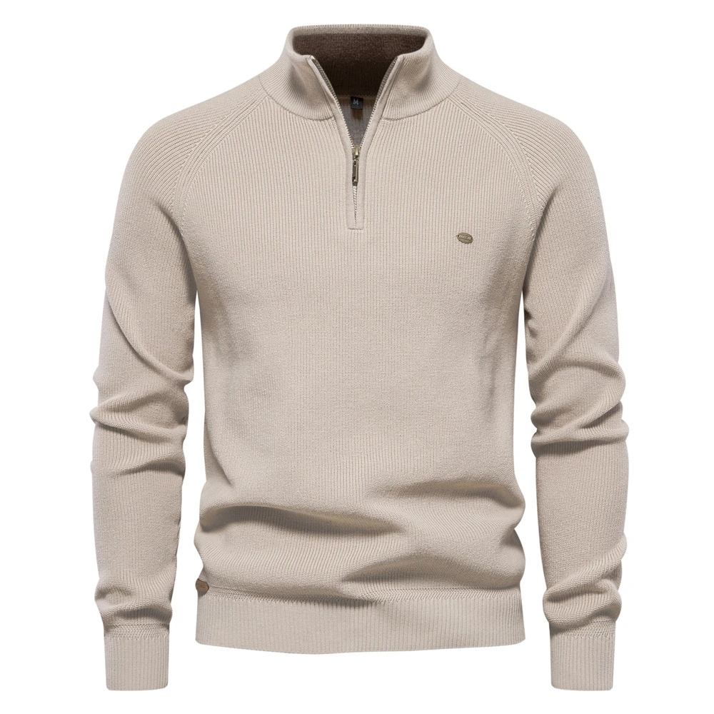 Half zip men's jumper for a casual and stylish look