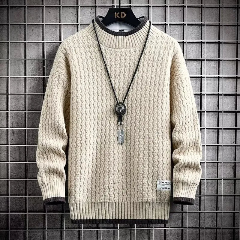 Soft knitted jumper for men