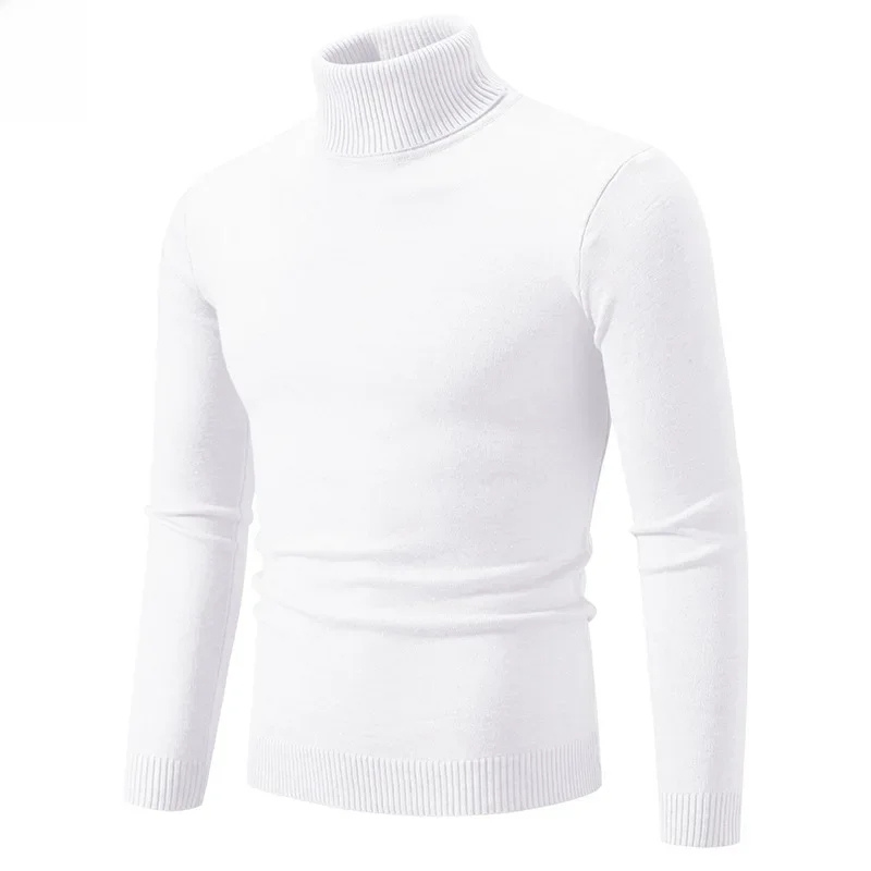 Elegant turtleneck jumper in fine knit