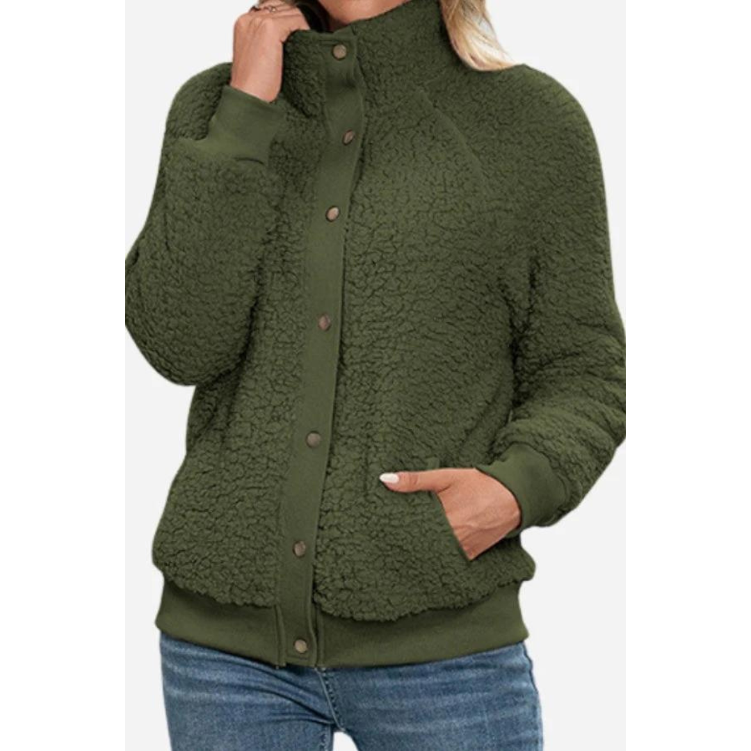 Women's Fleece Jacket - Fluffy, Warm & Stylish with Pockets - Perfect for Winter Adventures