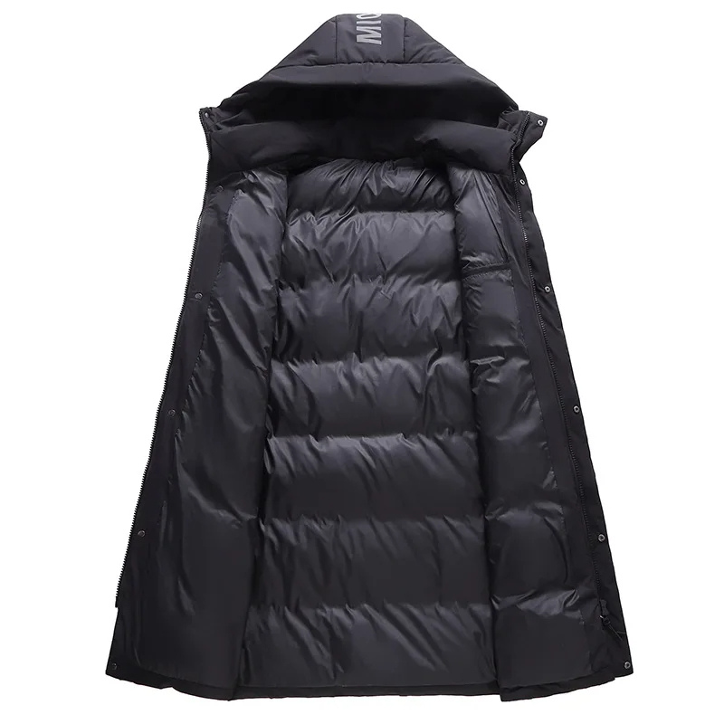 Winter jacket with hood and modern design