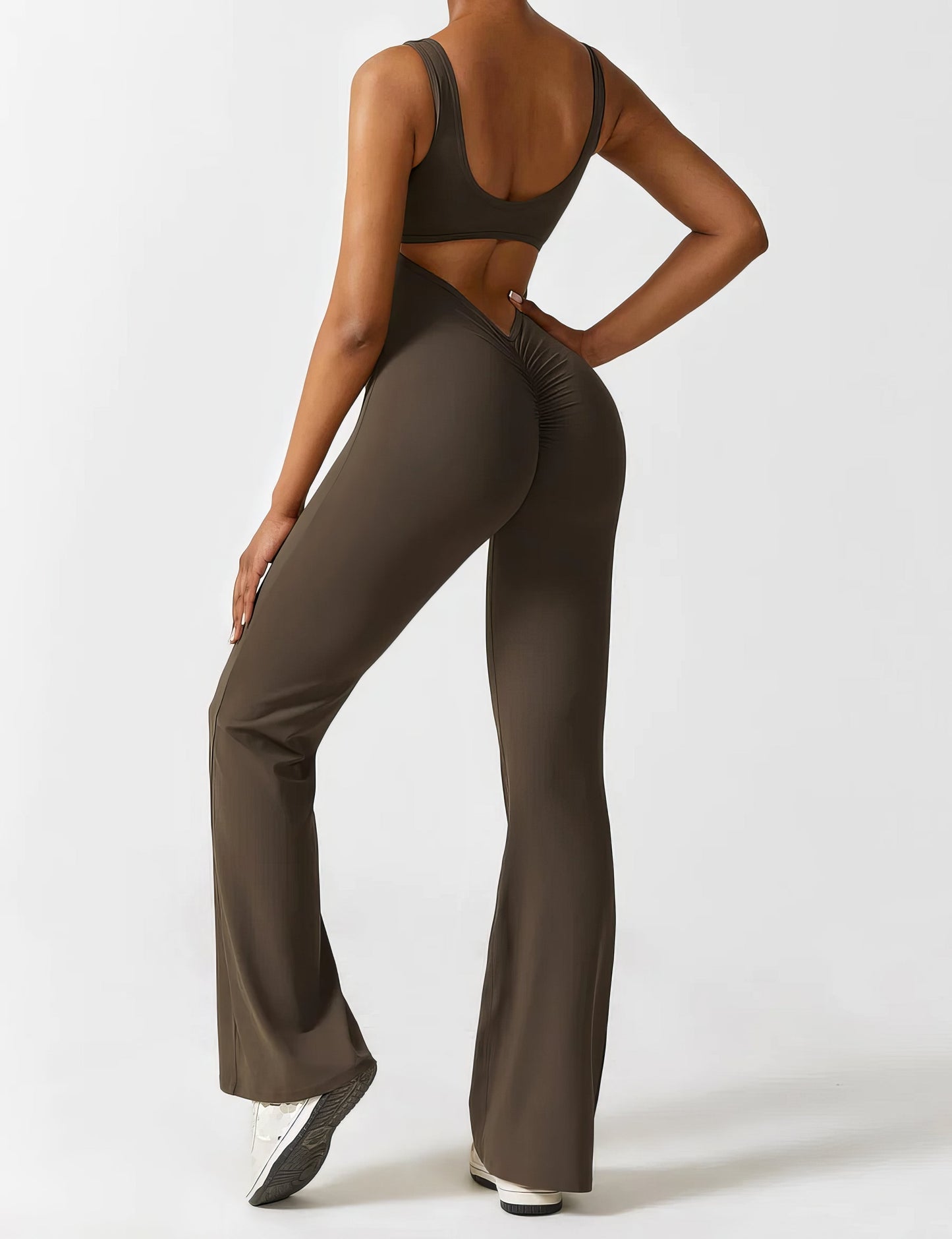 Jumpsuit with bell-bottoms