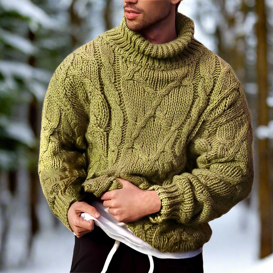 Men - Woollen Jumper - Warm Cozy Knit - Perfect for Chilly Days