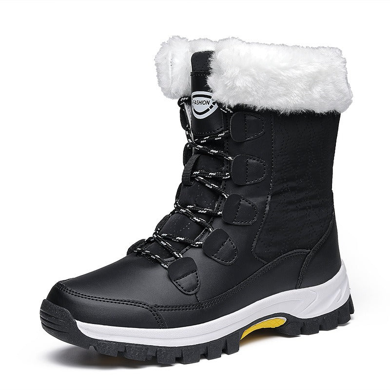 Women - Winter Boots - Stylish & Warm Mid-Calf - Comfortable Footwear for Cold Weather