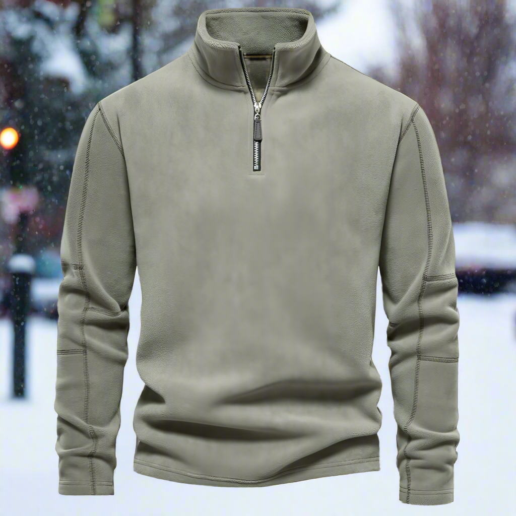 Men - Winter Fleece Jumper - Soft & Warm - Cozy Cold Weather Apparel