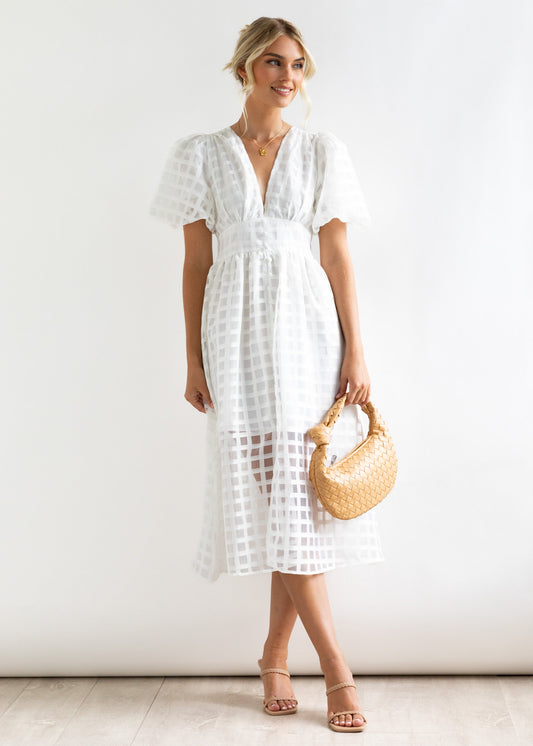 Playful summer midi dress