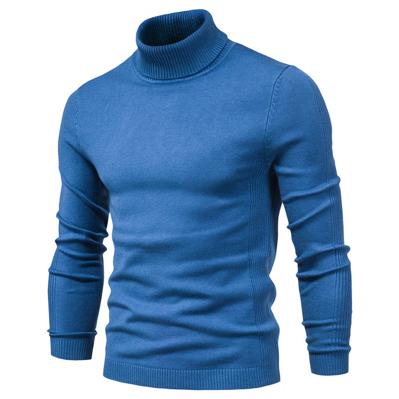 Men's Turtleneck Basic Cashmere Base Sweater