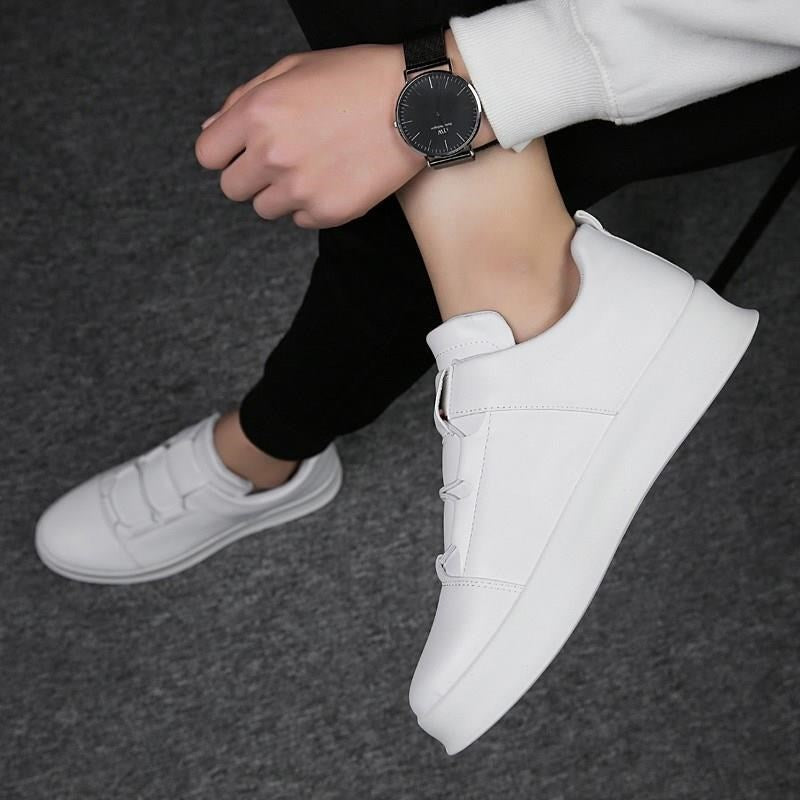 Fashionable Leather Loafers Slip On