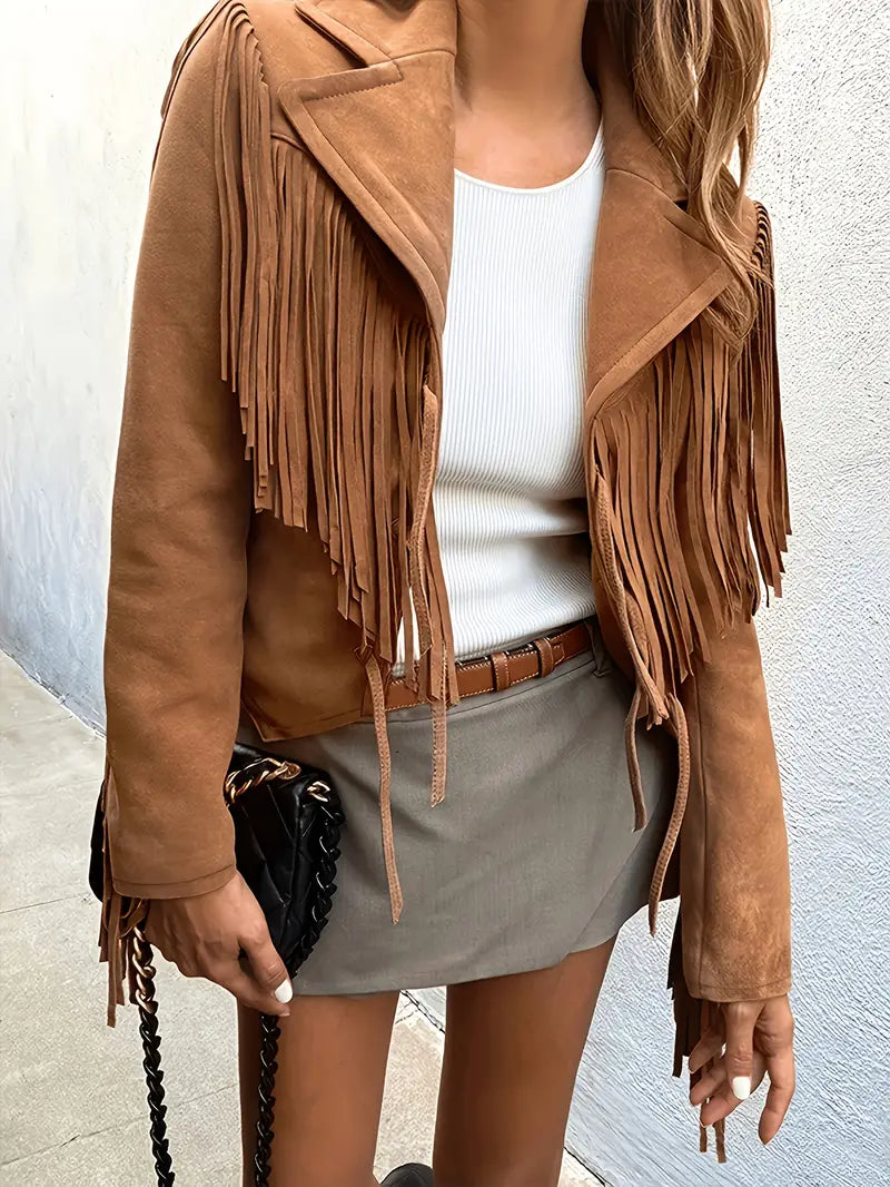 Stylish jacket with open front