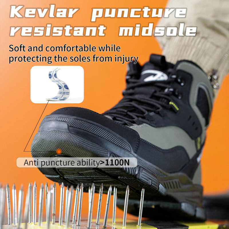 Hiking Shoes Men Breathable Non-slip Outdoor Trekking