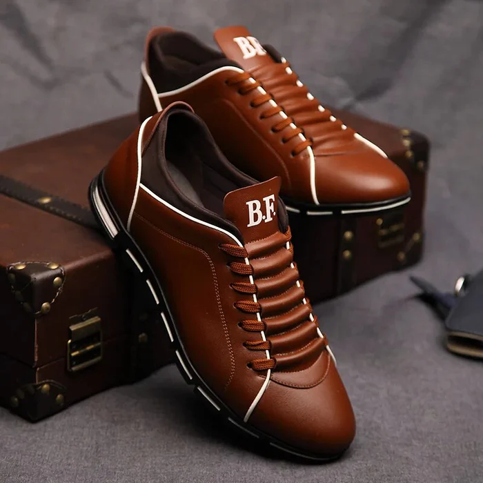 Men's Durable  leather sneakers