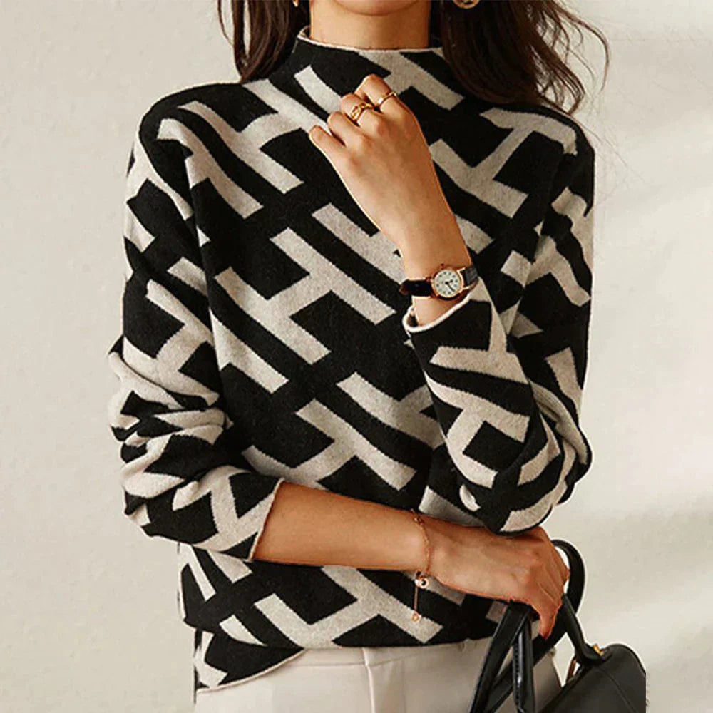 Beautiful geometric sweater