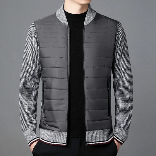 Men's quilted transition jacket