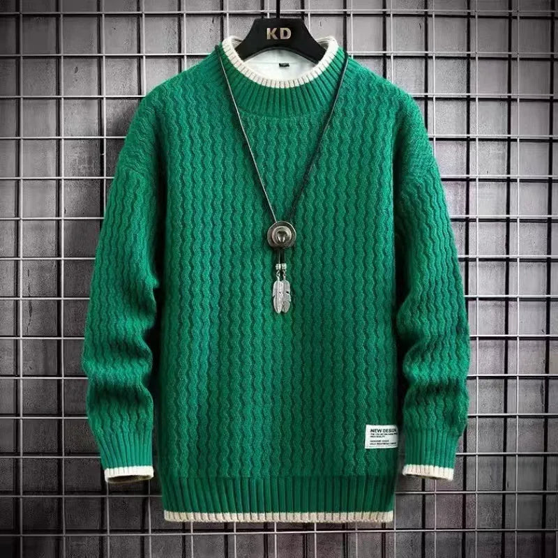 Soft knitted jumper for men