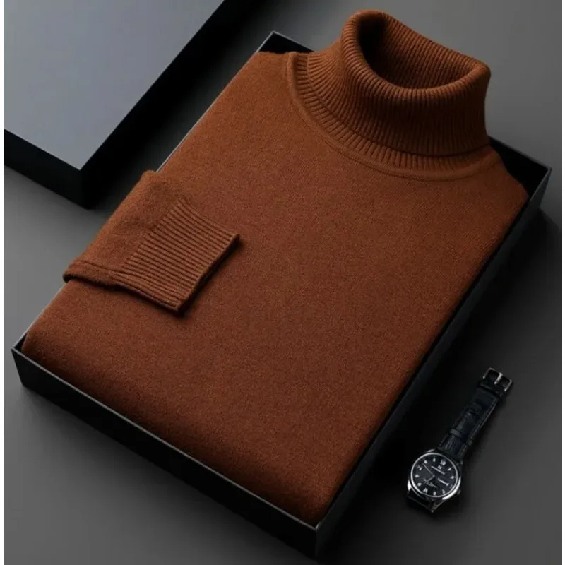 Soft turtleneck jumper in premium knitwear