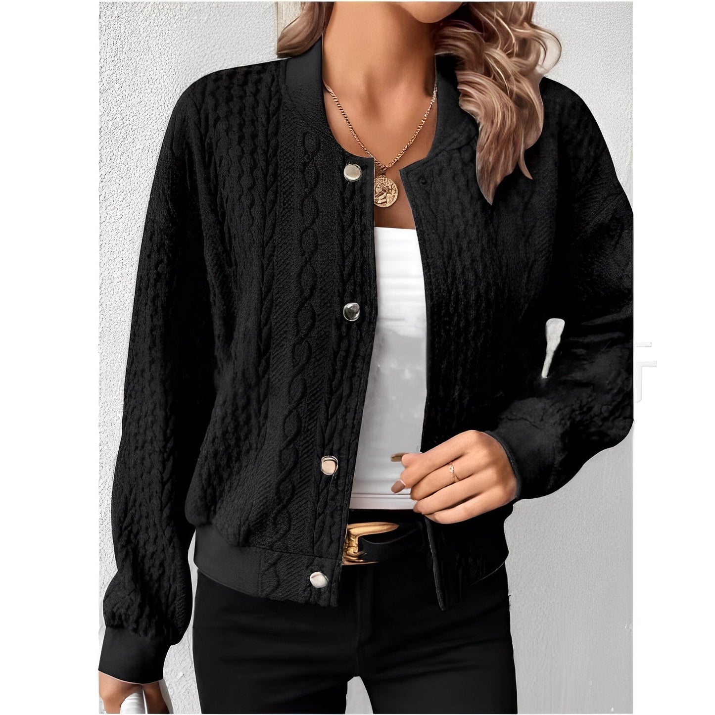 Women - Winter Baseball Jacket - Stylish & Warm - Cold Weather Comfort