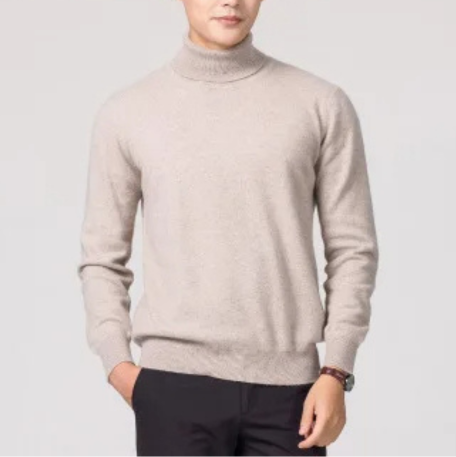 Elegant knit  turtleneck jumper men