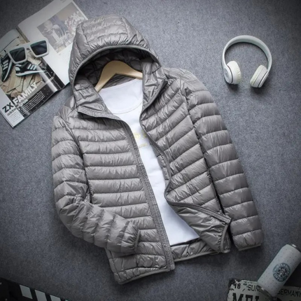 Lightweight quilted transitional jacket for men