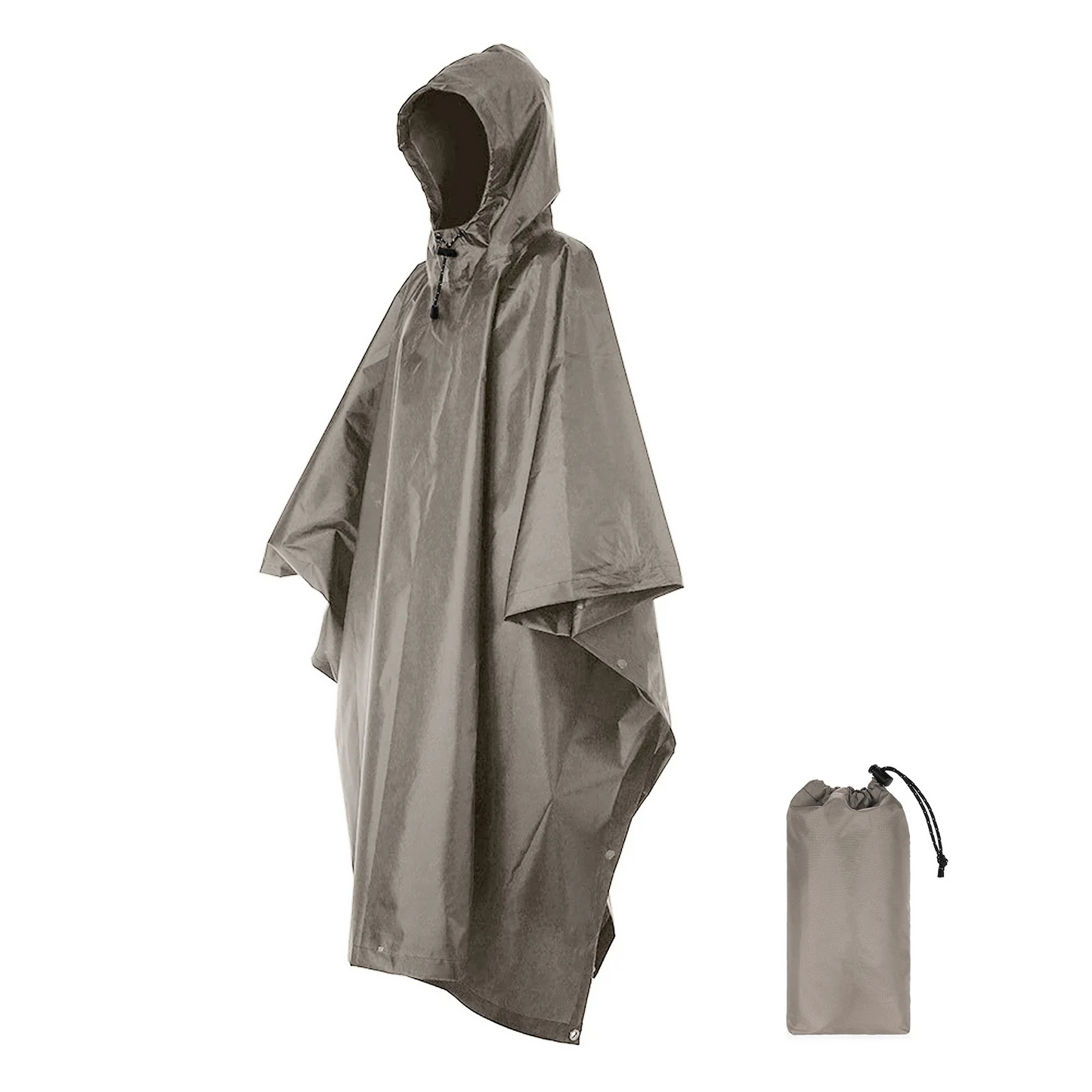 Men's mackintosh poncho waterproof lightweight with hood