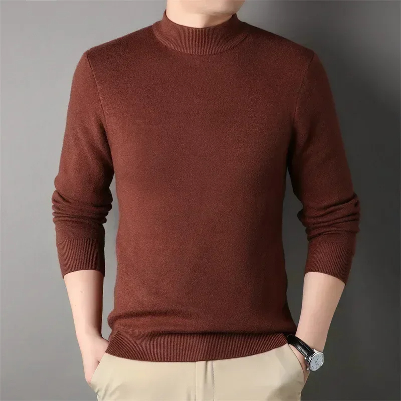 Warm knitted jumper in soft wool